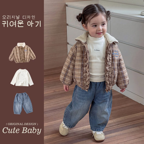 全棉A类韩式风冬季棉服女