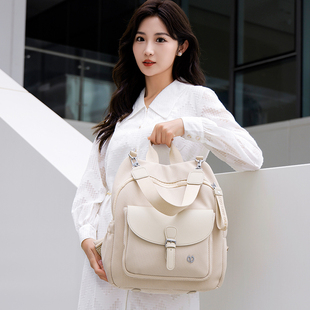 EVB738双肩包女大容量旅行包登山包日常通勤手提包多功能双肩背包