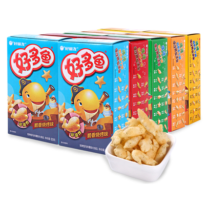 好丽多鱼网红膨化食品宿舍油炸