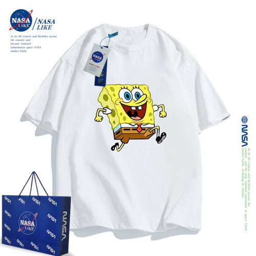 NASA联名海绵宝宝短袖T恤亲子装