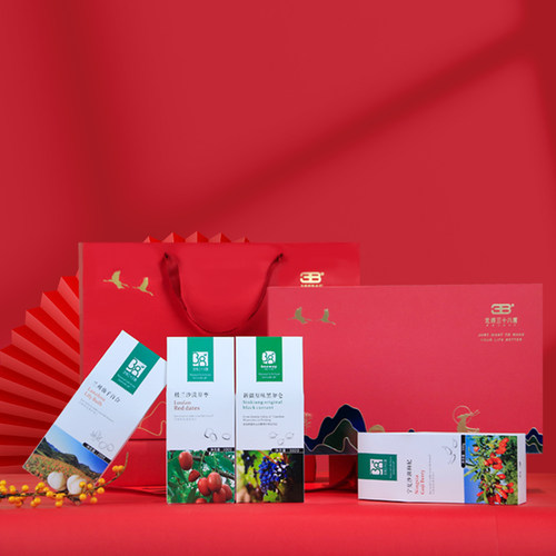 年货团购花茶坚果礼盒