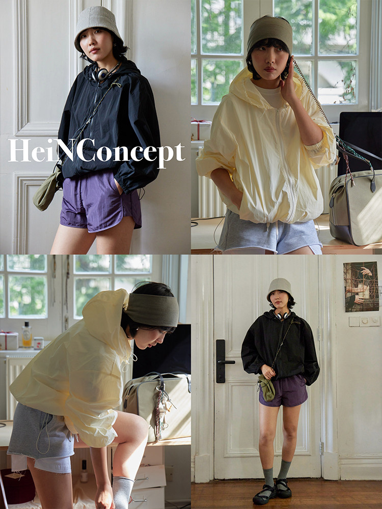 HeinConcept 夏新作ファッションカジュアル軽量通気性日焼け止めゆったり薄手ショートジャケット女性用