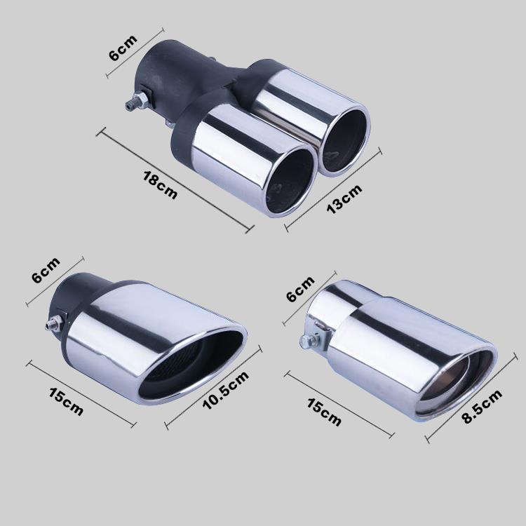 现货速发品202/适用奇瑞E A1 A  X1 E5排气管尾喉不锈钢改装汽车