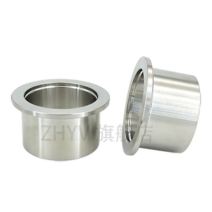 304不锈钢KF真空接头 法兰焊接头快装卡盘卡箍镜面KF16 25 40 50