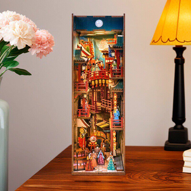西西弗同趣感应书立夜灯手工拼装模型童话盛唐夜宴宋朝精灵魔法书