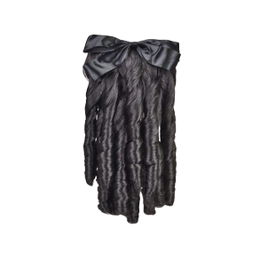 民国假发金粉世家白秀珠复古罗马卷蝴蝶结油条公主卷古风旗袍马尾