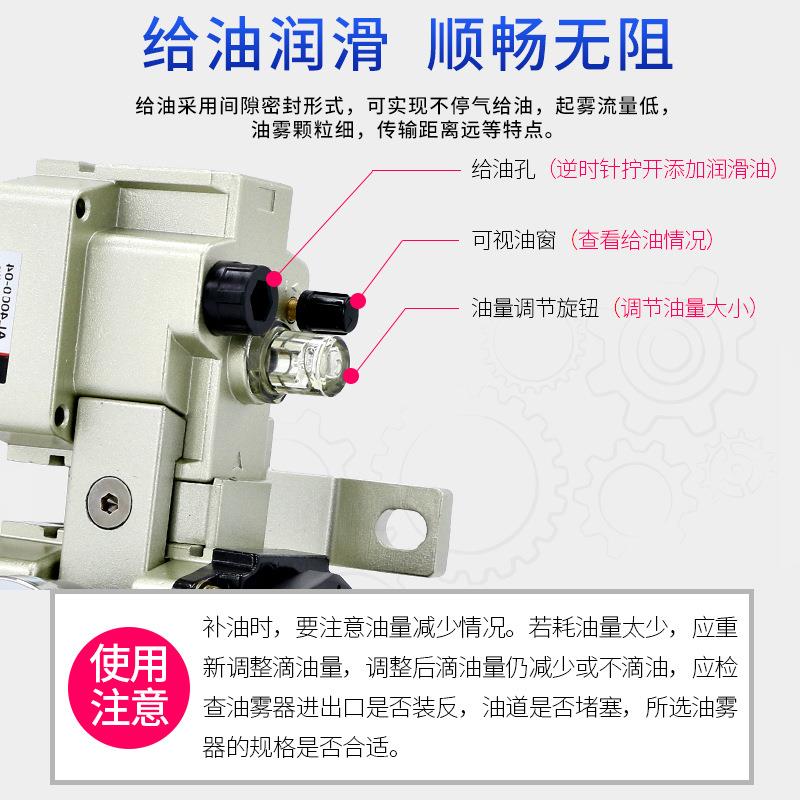 气源处理器AC3010/5010/4010-02/03/04/06/10油水分离器气动二联
