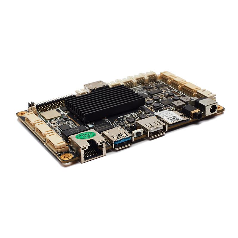 rK3399人脸识别门禁闸机电子标牌人工智能四核主板一体触摸机