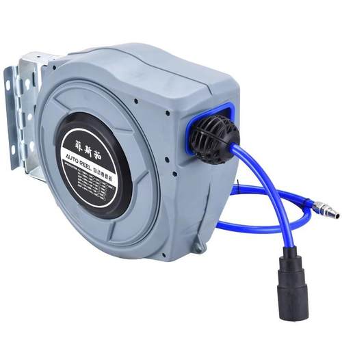 菲斯拓自动伸缩卷管器汽修PU包纱高压气管气动工具美容气鼓20米