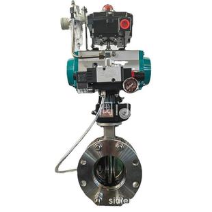 10P 板PJD671X 膨胀头气动对夹蝶阀中线蝶阀 不锈钢体