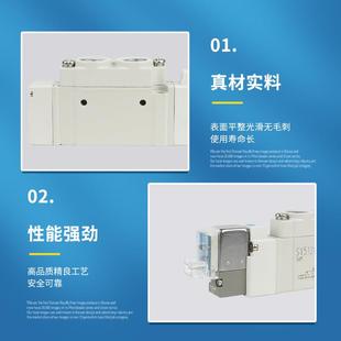 02二位五通DC24气阀AC220 SMC型电磁阀SY3120 SY5120 SY7120 5LZD