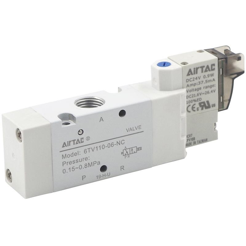 AirTac/亚德客二位三通电磁阀6TV05/1/2/3-10/20-M5/06/08 AC220V