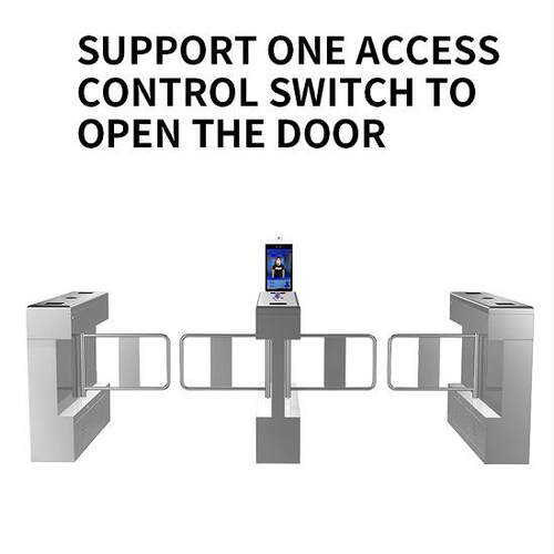 人脸识别一体机智能测温红外体温检测系统门禁考勤机温度计测温仪