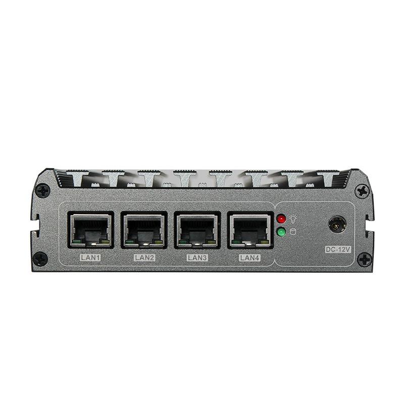 艾云技迷你主机J4125/N5105四网微型mini电脑工控机