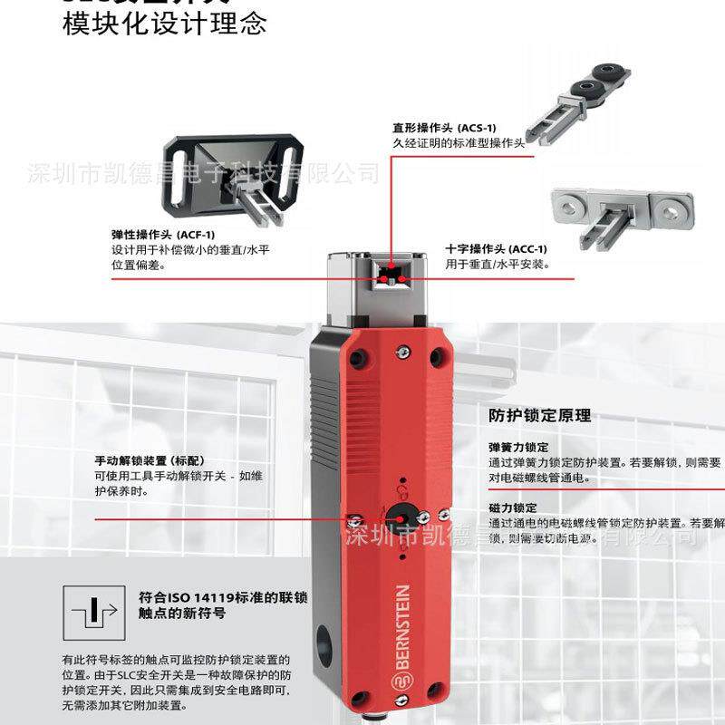 促销特价博恩斯坦SLC-F-024-20/20-R4电磁门锁 机械及行业设备