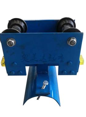 电缆滑车钢瓦钢轮加厚板 中号双层蓝色拖缆跑车