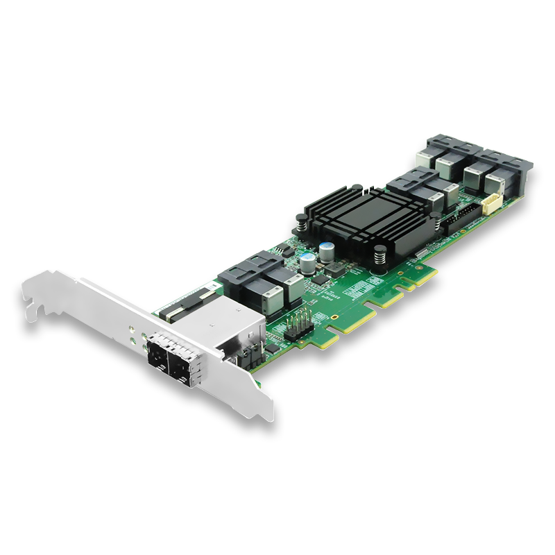 Linkreal 24口硬盘扩展背板卡 支持SAS/SATA 接阵列卡RAID存储柜