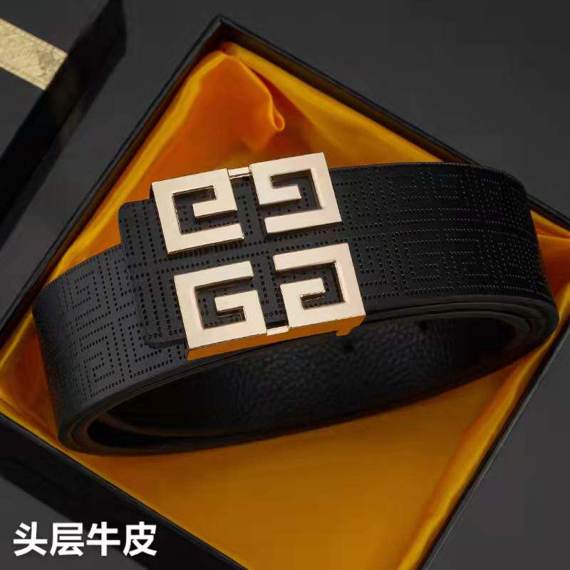 内扣男士真皮带奢侈品潮流牛皮
