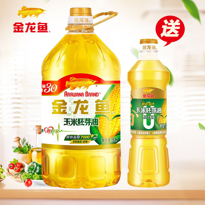 金龙鱼桶装非转基因食用油压榨