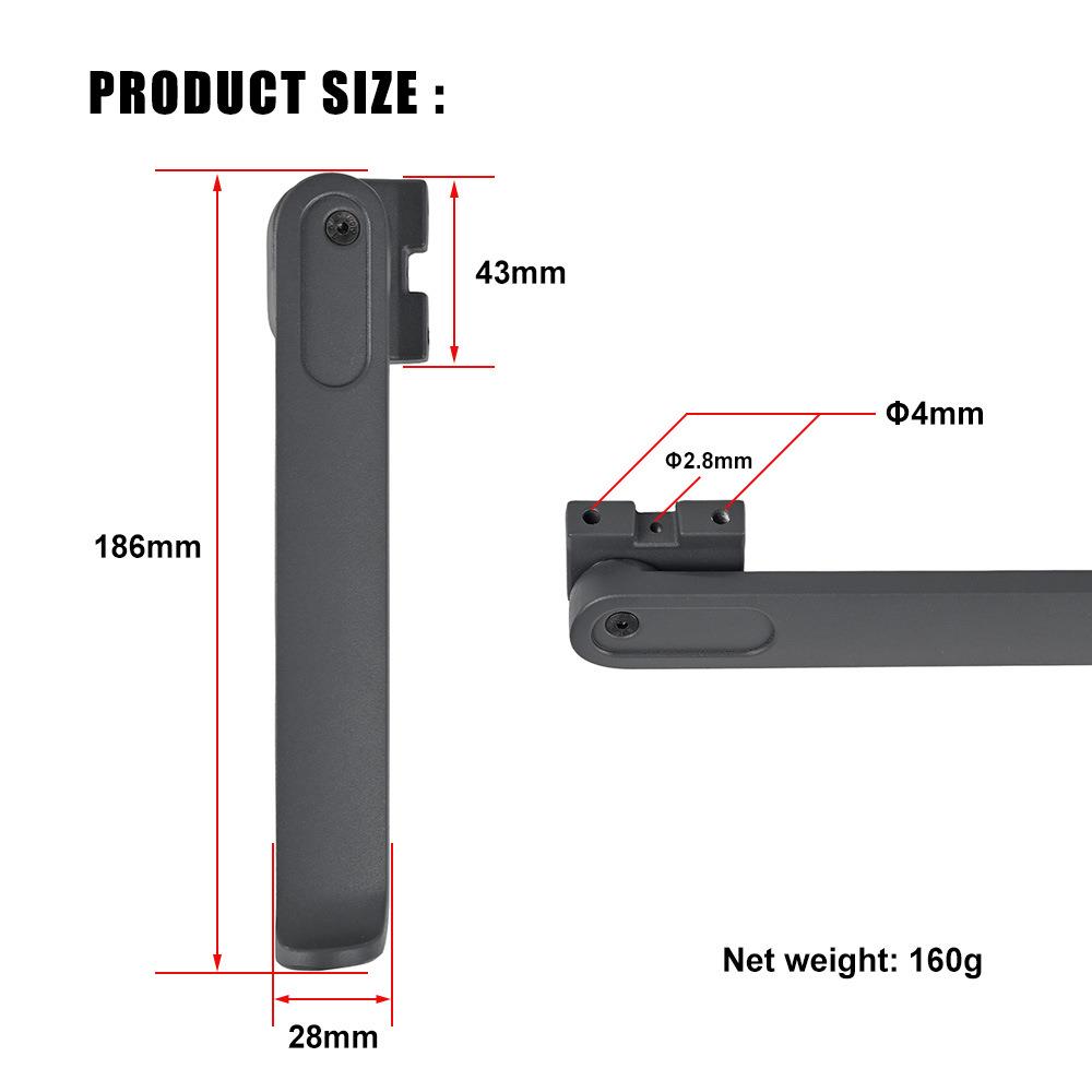 厂家现货 mi4滑板车配件 ultra 五金脚踏深灰色跨境