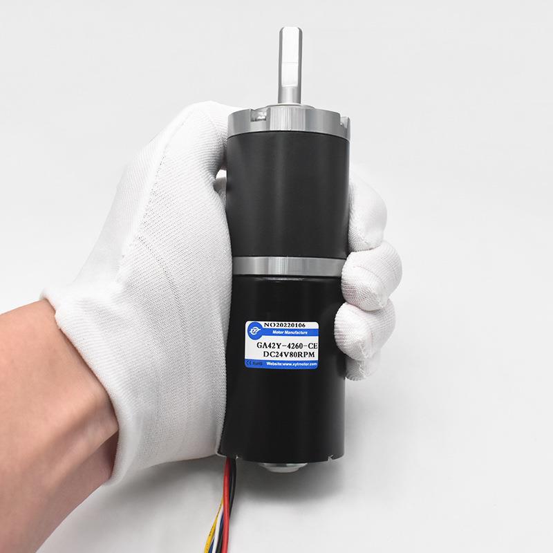 新永泰4260行星无刷电机12V24V高转速低噪音无刷调速电机马达