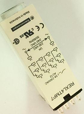 原装进口施(印尼) 小型时间继电器 REXL4TMP7 AC230V