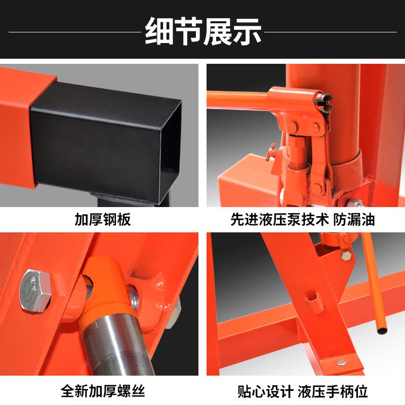 移动式小型吊机发动机吊架液压引擎小吊机2吨3起重机汽修折叠吊车