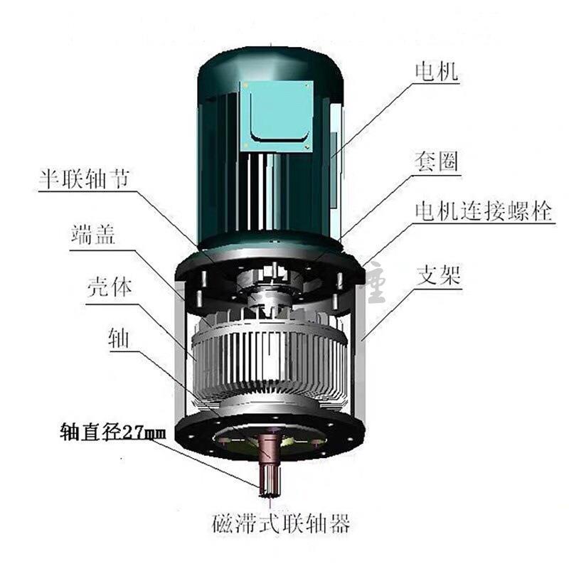 CL-1磁滞式电缆卷筒起重机磁滞联轴器龙门吊磁滞联轴器