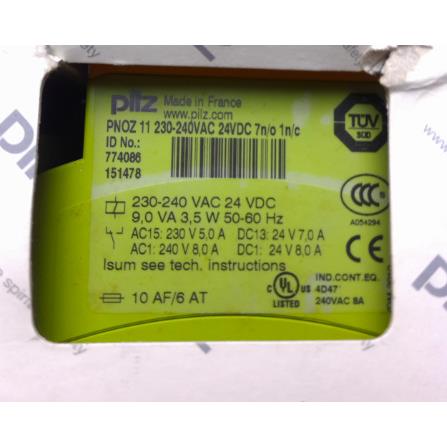 现货原装正品皮尔磁 PILZ 774086 PN0Z 11 230-240VAC;533120