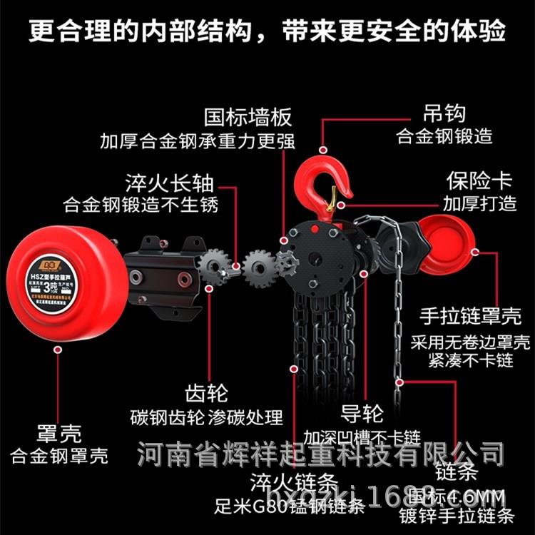 环链电动提升机盘式环链电动葫芦挂式380V提升机1t2t3t5t8t10t