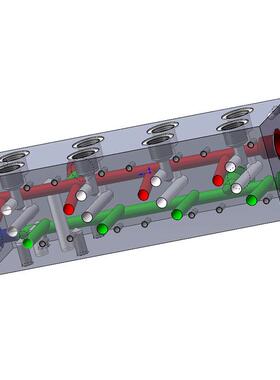 LL12-157 Q/M 连接板4WE10通径并联DBW10电磁溢流阀标准底板铁块