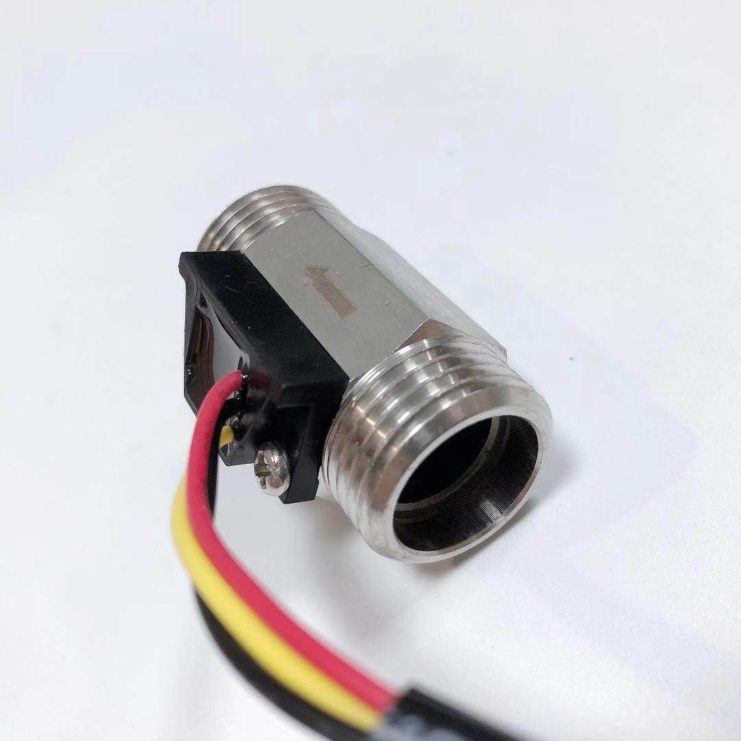 赛盛尔水流传感器霍尔流量计不锈钢4分管1/2循环水系统水流量阀