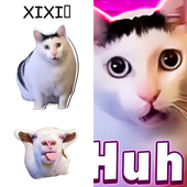 XIXI口 DIY来图周边定制抱枕哈huh表情包异形抱枕吐舌羊毛绒玩偶