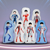 XIXI口奥特曼抱枕定制泽塔毛绒玩具公仔人形男孩儿童玩偶睡觉抱枕