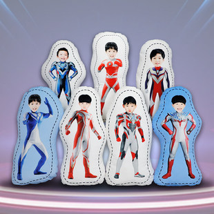 XIXI口奥特曼抱枕定制泽塔毛绒玩具公仔人形男孩儿童玩偶睡觉抱枕