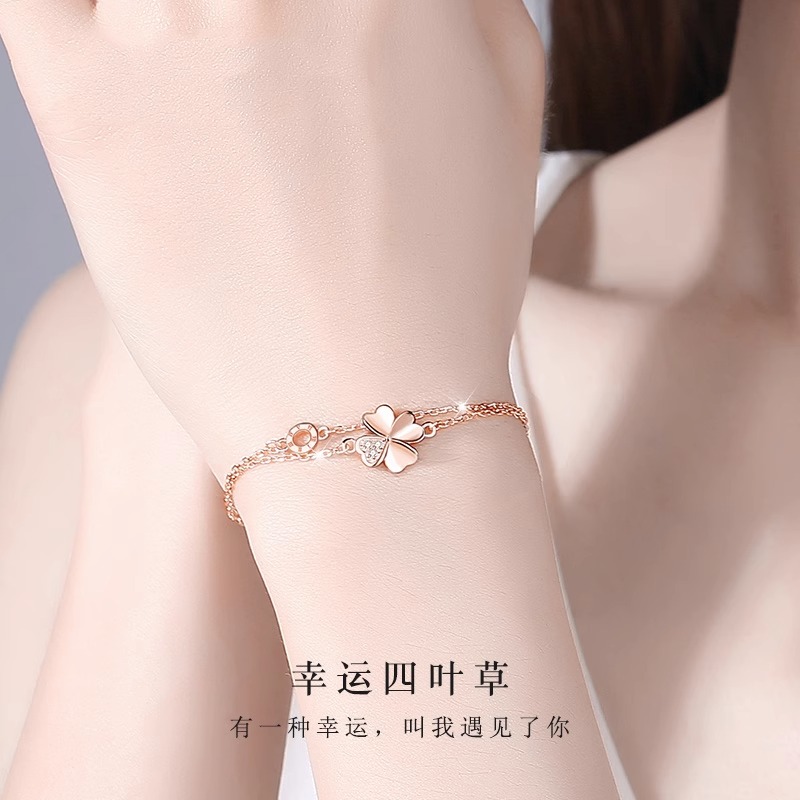 999纯银手链女礼品礼物送女朋友