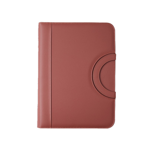 定制A4多功能皮质文件夹板商务拉链包经理夹售楼部量房本带计算器谈客夹销售手提文件夹收纳册保单夹可印LOGO