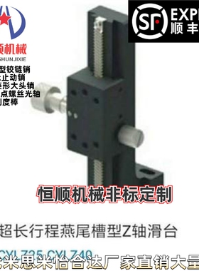 CYLZ25-50/70/100/150/200 CYLZ40-100/150/200-500超长型Z轴滑台
