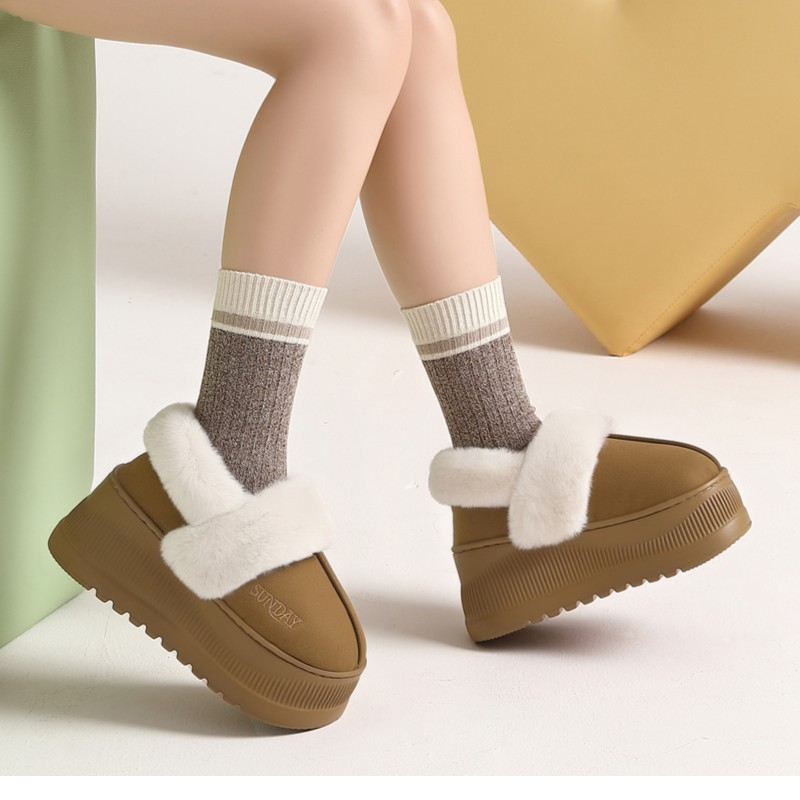 厚底棉拖鞋女冬季2025新款室内