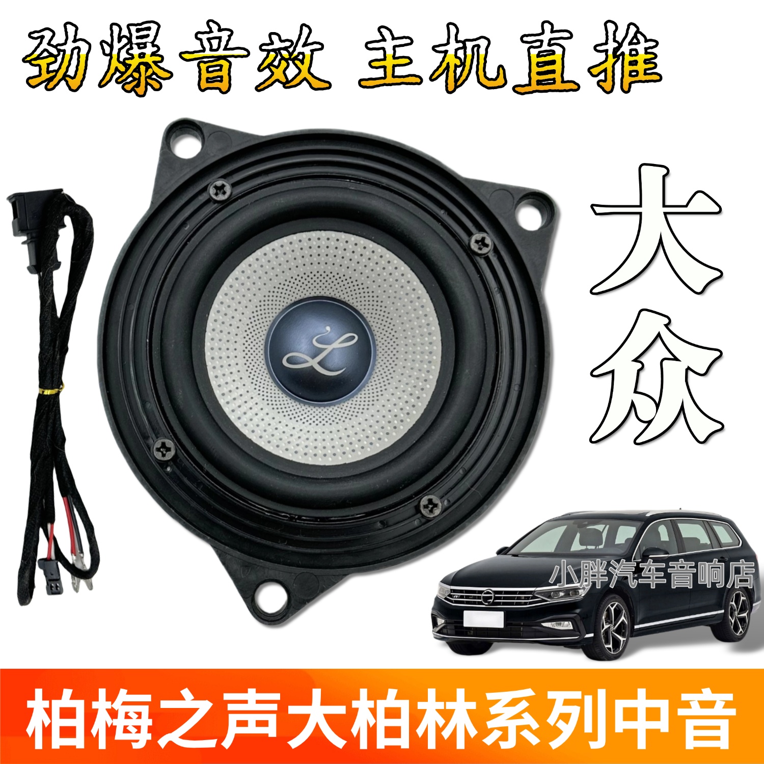 大众无损改装发烧级音质中音音响