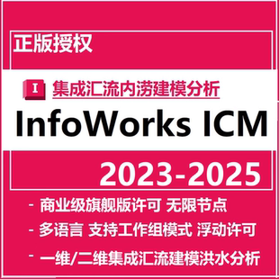 InfoWorks ICM 2025.4 2024 2023 软件正版商业许可授权激活安装