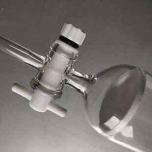 层析柱标准口玻璃砂芯 过滤柱定制层析柱空柱 无砂芯四氟活塞 闪式