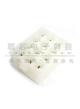 350433-1 连接器6.35mm间距3排3*4P直针座 板端接插件12针连接器