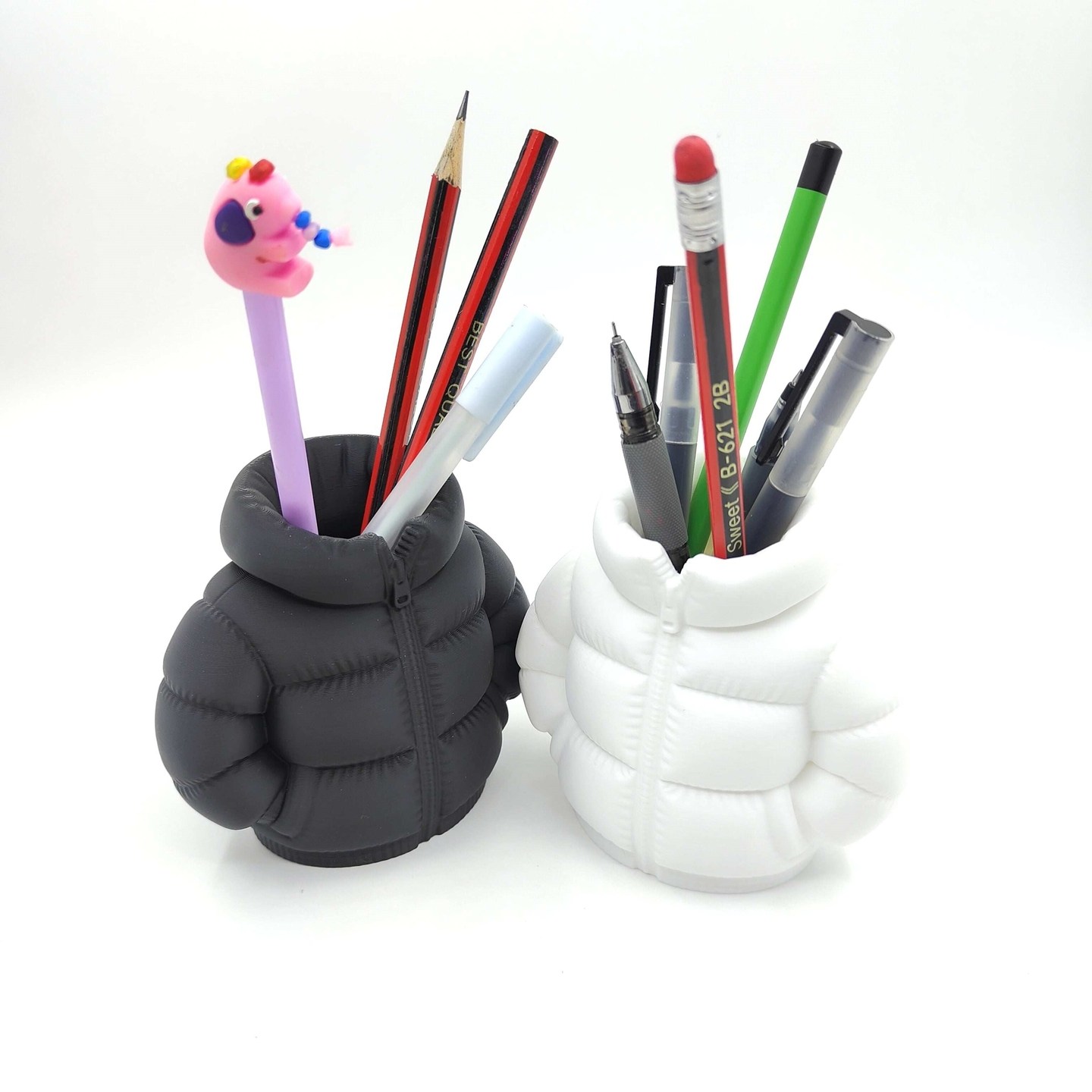 3d打印卡通羽绒服造型笔筒创意可爱办公桌面收纳盒学生文具收纳,文具电教/文化用品/商务用品,笔筒,淘宝优惠券,粉丝福利购,淘宝优惠卷