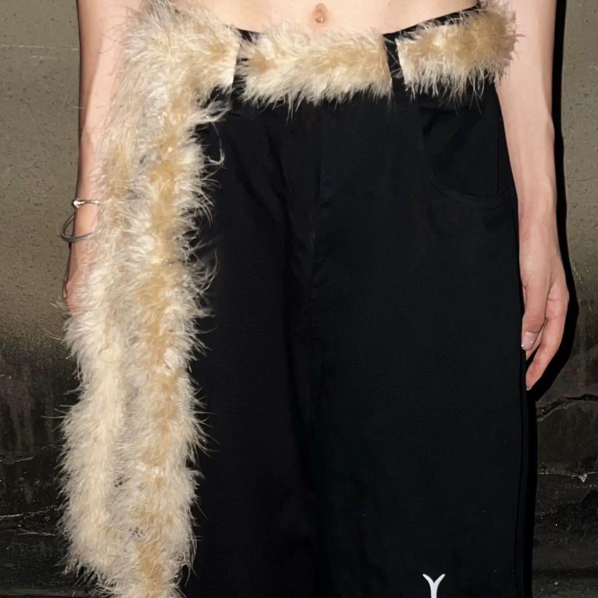 爵士舞蹈搭配野性美丽毛茸茸