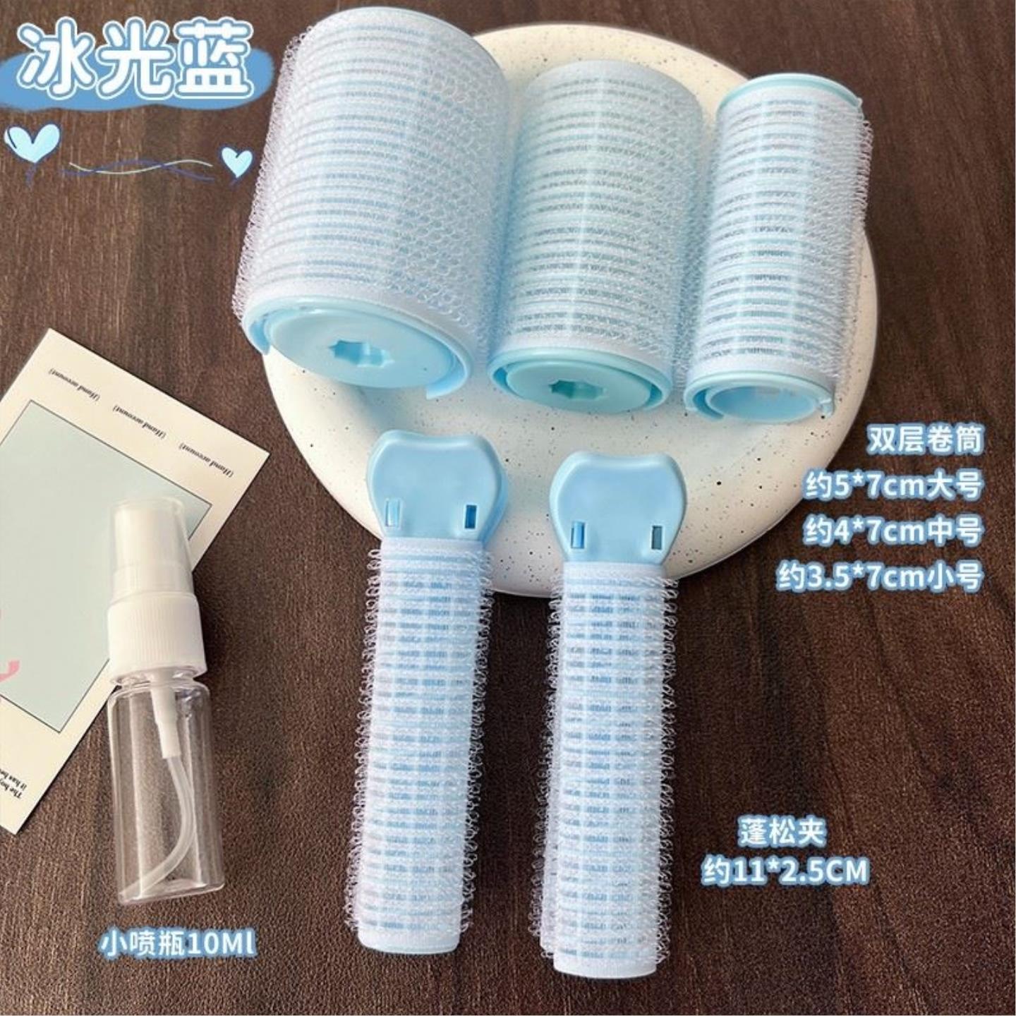 八字刘海卷发筒蓬松夹学生空气网红卷刘海神器发根蓬松夹空心卷筒图片