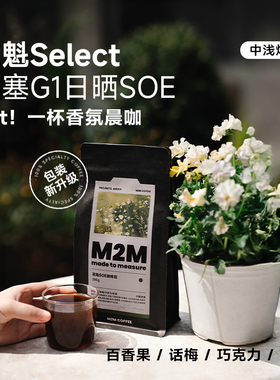 M2M花魁SOE 话梅百香果 埃塞日晒G1意式中浅烘单品咖啡豆美式200g