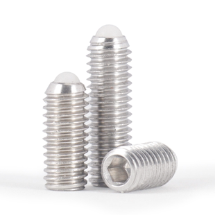 304不锈钢内六角波珠胶头机米紧定螺丝 POM胶头波珠M3M4M5M6M8M12