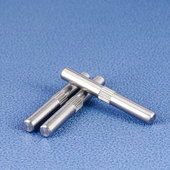 304不锈钢中间滚花销圆柱销钉滚花销轴M2M3M4M5M6 6X8X10