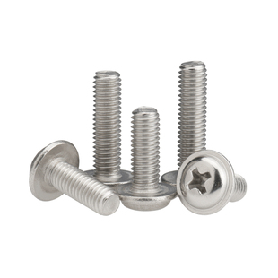 201 304不锈钢圆头带垫螺丝PWM十字带介子螺钉M1.4M2M2.5M3M4M5M6